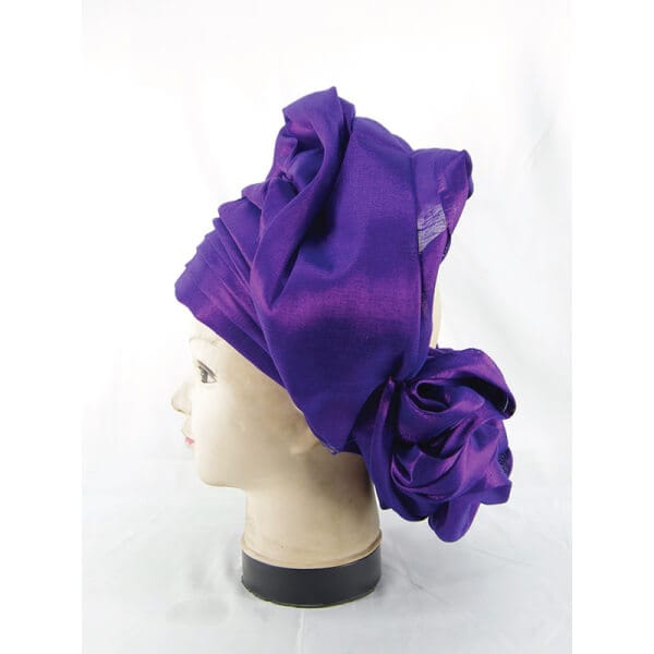 Magnifique Foulard fait main pour femme tissu soi