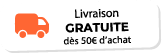 Livraison gratuite dès 50€ d'achat