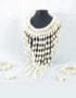 magnifique collier de coquille en cauris africain collier tribal africain