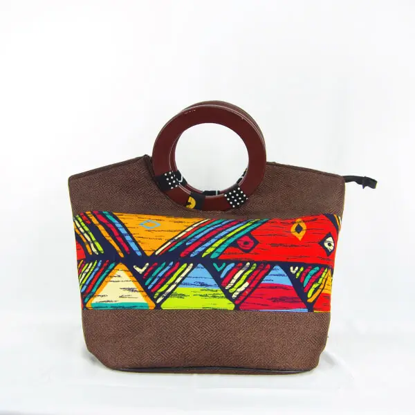 sac à main wax africain-ANKARA